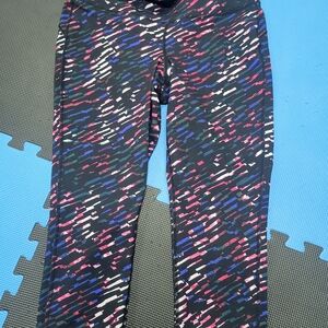 GAP Womens Multicolor Striped Legging Capris